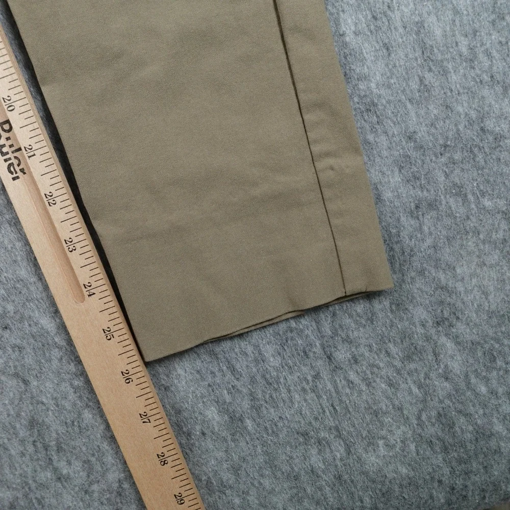 Sara Campbell Pant Women Small‎ Brown Straight Leg Stretch Pull On Made In USA